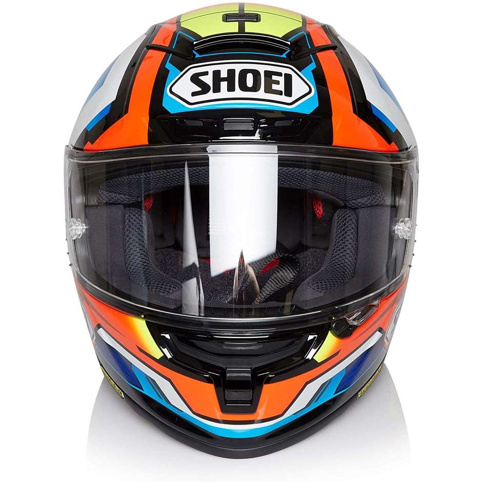 Integral motorcycle helmet SHOEI X-SPIRIT 3 Brink TC-1 Red Blue
