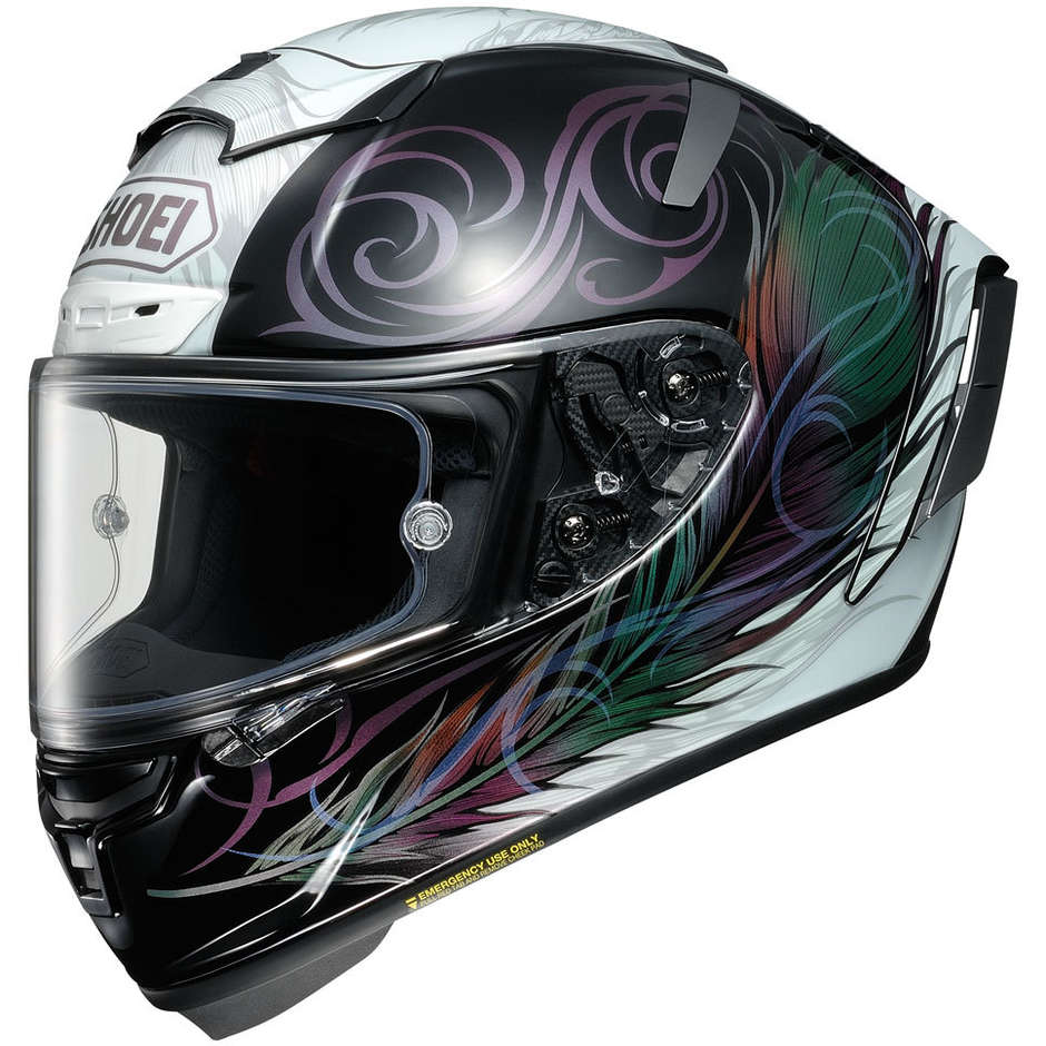 Integral motorcycle helmet SHOEI X-SPIRIT 3 Kujaku Tc-10
