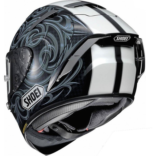 Integral motorcycle helmet SHOEI X-SPIRIT 3 Replica Kagayama TC-5 Black Gray