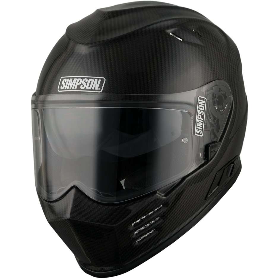 Integral Motorcycle Helmet Simpson Venom Carbon Double Visor