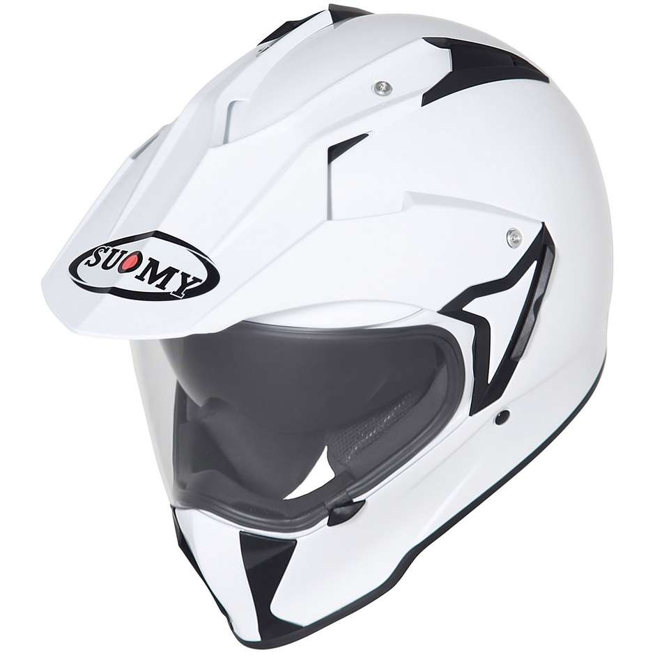 Integral Motorcycle Helmet Sport Touring Suomy MX TOURER PLAIN White