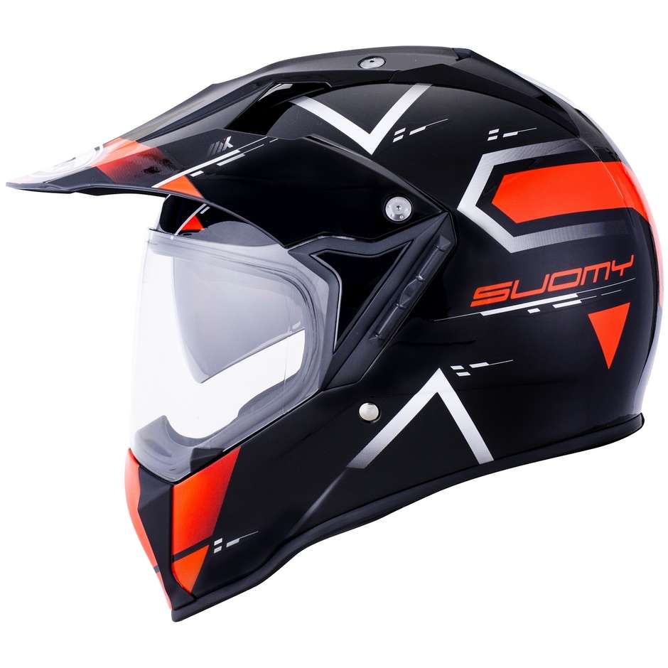 Integral Motorcycle Helmet Sport Touring Suomy MX TOURER Road Orange