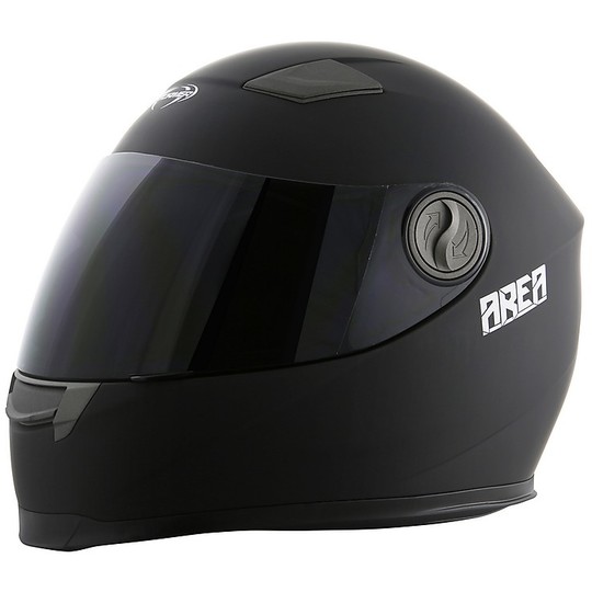 Integral Motorcycle Helmet Stormer AREA Uni Glossy Black