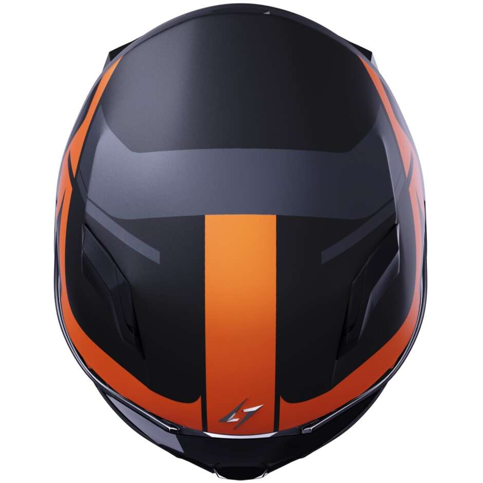 Integral Motorcycle Helmet Stormer WISE RUNNER Matt Orange