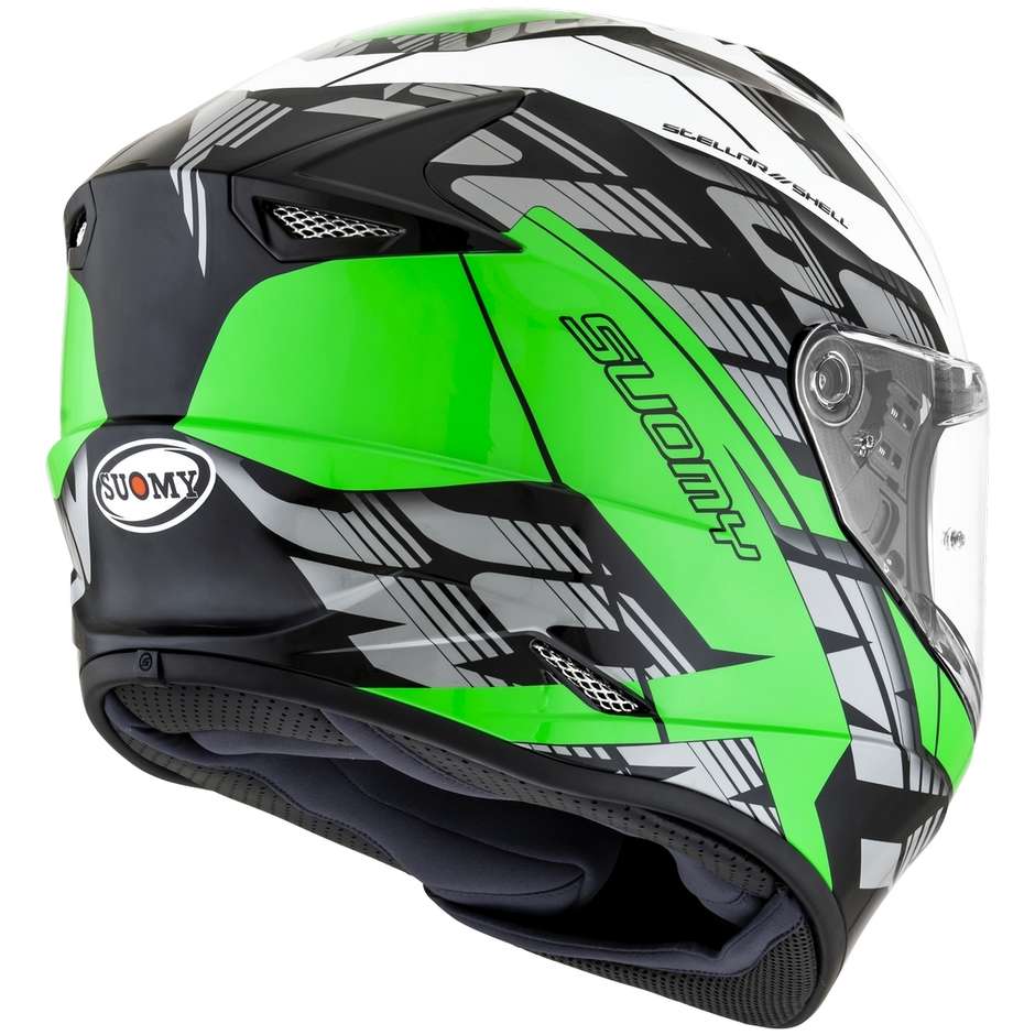 Integral Motorcycle Helmet Suomy STELLAR CORNER Green