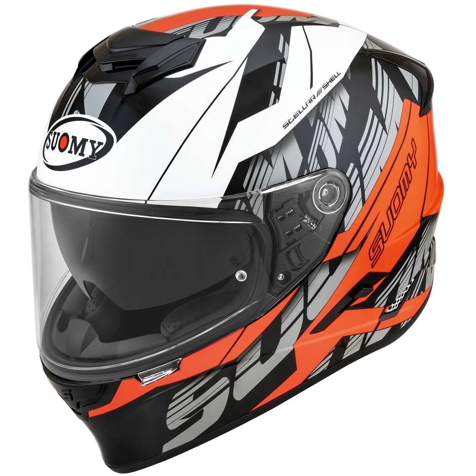 Integral Motorcycle Helmet Suomy STELLAR CORNER Orange