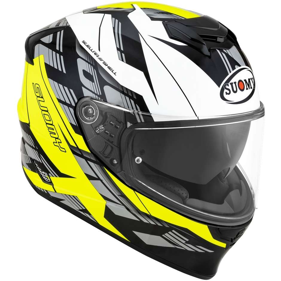 Integral Motorcycle Helmet Suomy STELLAR CORNER Yellow
