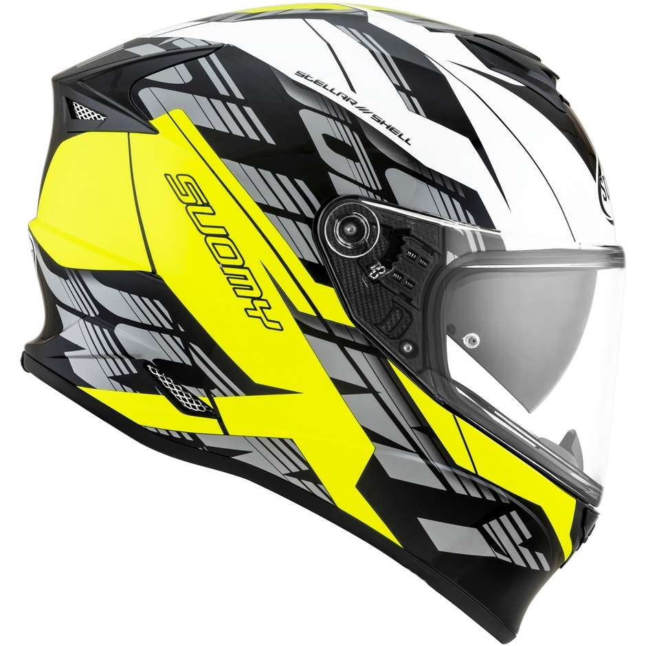 Integral Motorcycle Helmet Suomy STELLAR CORNER Yellow