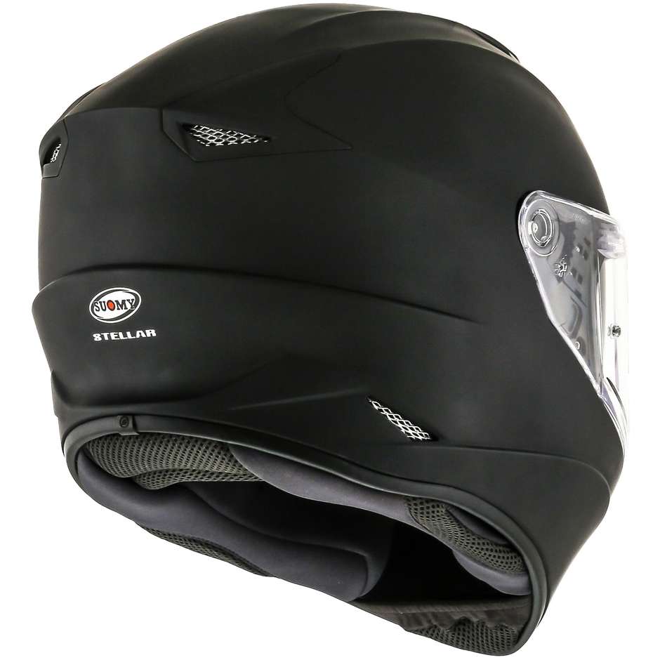 Integral Motorcycle Helmet Suomy STELLAR PLAIN Matt Black