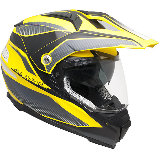 Integral Motorcycle Helmet Touring Double Visor CGM 606G FORWARD Matte Yellow
