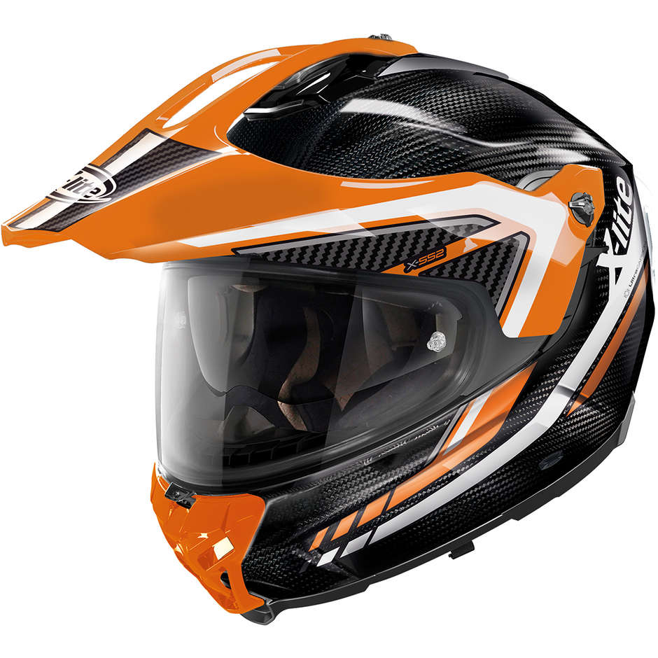 Integral Motorcycle Helmet Touring X-Lite X-552 UC N-Com LATITUDE 016 Orange