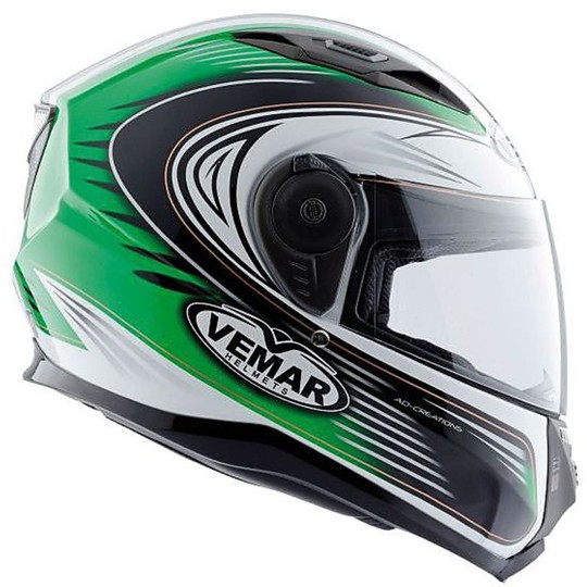 Integral Motorcycle Helmet Vemar Geo Pro Fiber Carbotech coloring F801 TRICOLORE ITALY Absolute News