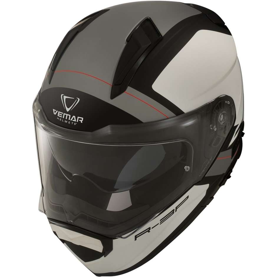 Integral Motorcycle Helmet Vemar ZEPHIR Z028 Mars White Silver