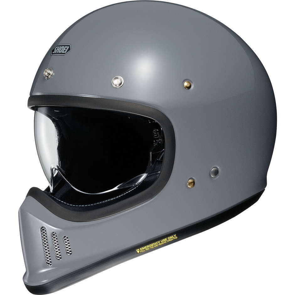 Integral Motorcycle Helmet Vintage Shoei EX-ZERO Basalt Gray