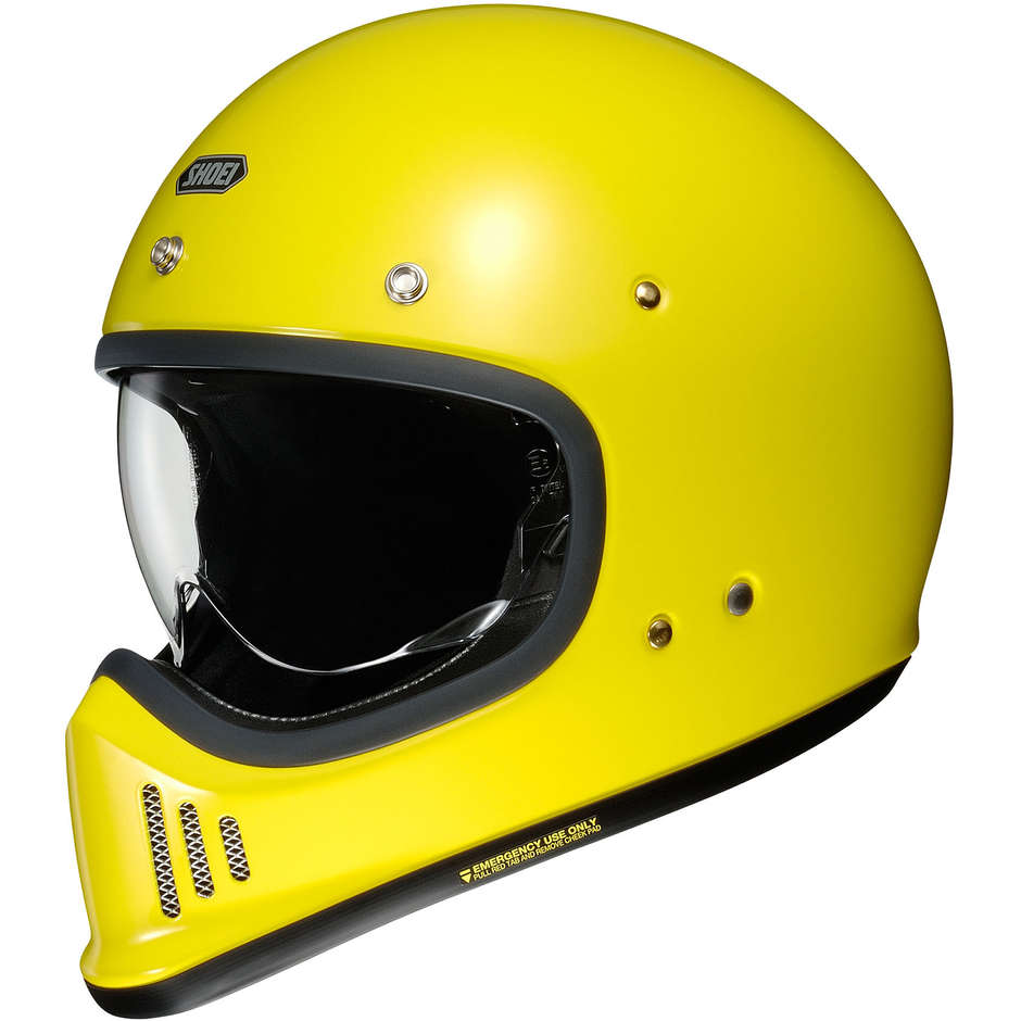 Integral Motorcycle Helmet Vintage Shoei EX-ZERO Bright Yellow