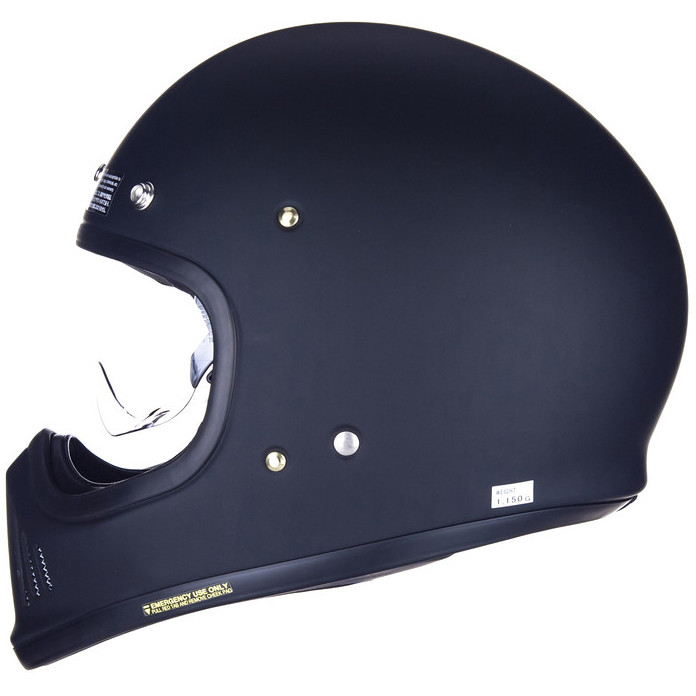Integral Motorcycle Helmet Vintage Shoei EX-ZERO Matt Black