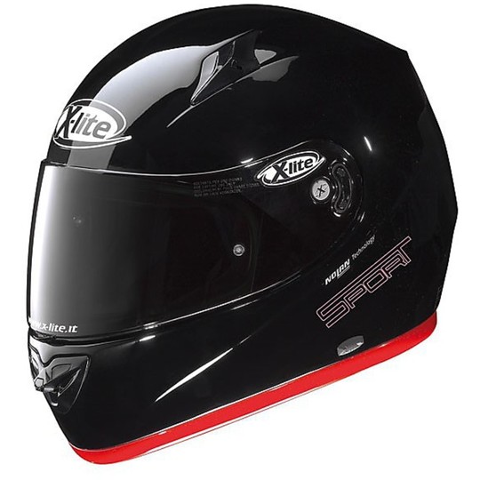Integral Motorcycle Helmet X-Lite X-602 Sport NCOM Black Fiber