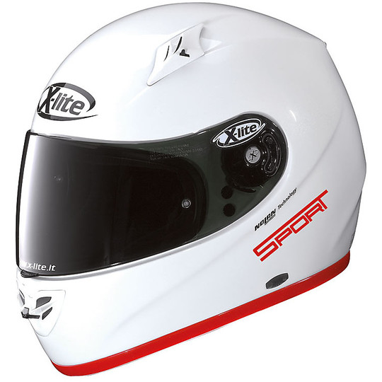 Integral Motorcycle Helmet X-Lite X-602 Sport NCOM Gloss White