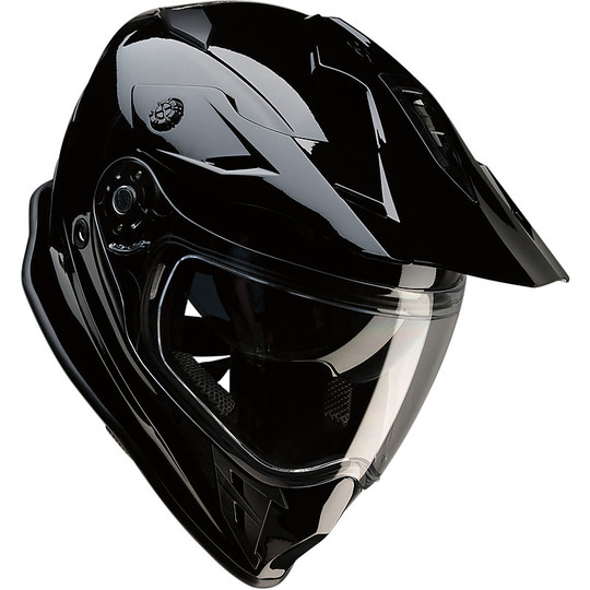 Integral Motorcycle Helmet Z1r All Road Range Dual Sport Glossy Black