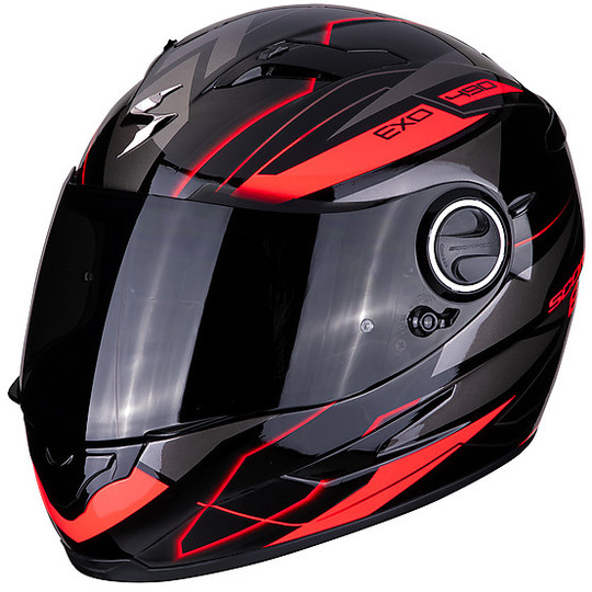 Integral Motorcycle HelmetScorpion EXO 490 NOVA Black Red