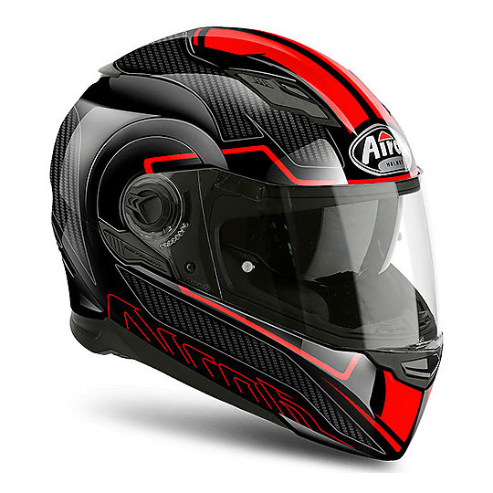 Integral Helm Airoh Movement S Faster Rot Red Gloss Poliert Tg L