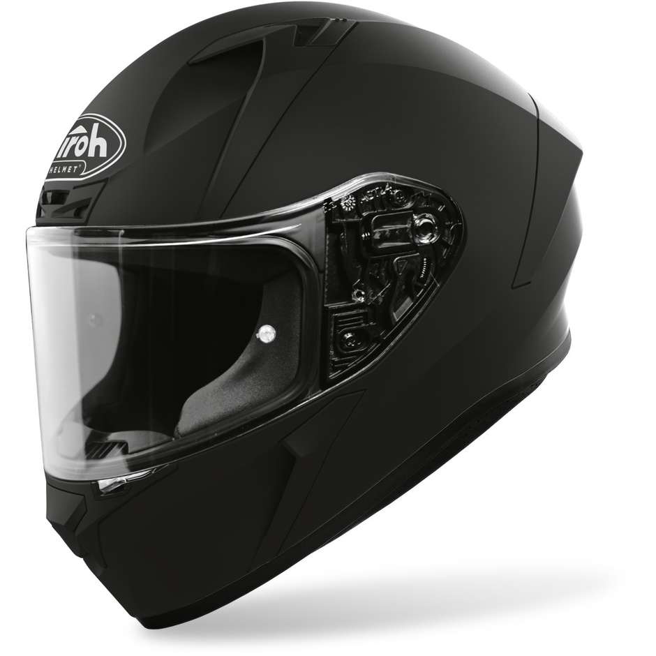 Integral Motorrad Helm Airoh Valor Farbe Mattschwarz
