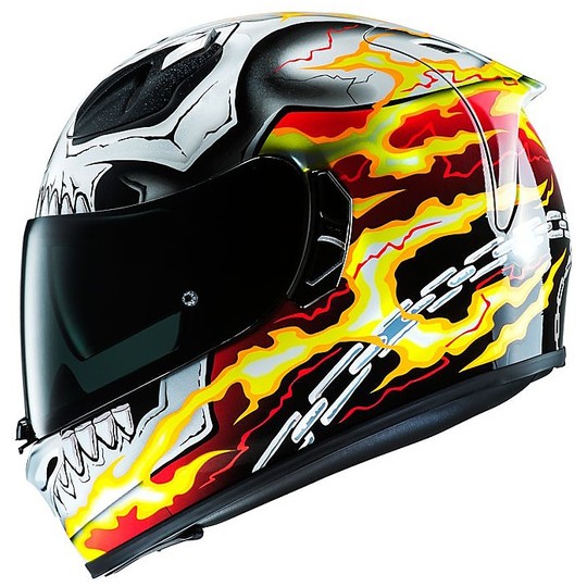 Integral Motorrad Helm HJC FG-ST Marvel Ghost Rider MC1