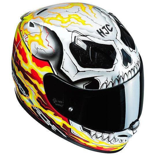 Integral Motorrad Helm HJC FG-ST Marvel Ghost Rider MC1