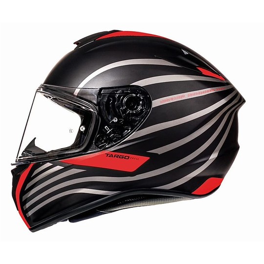 Integral Motorrad Helm MT Helme Targa Doppler A0 Rosso Fluo Matt