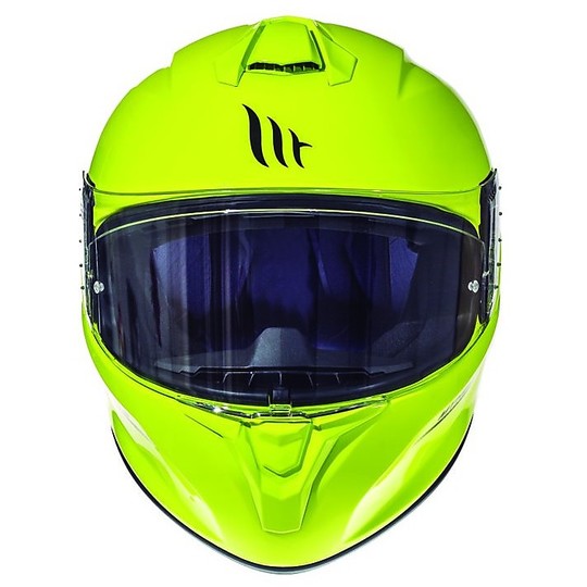 Integral Motorrad Helm MT Helme Targo Solid A3 Fluo Gelb