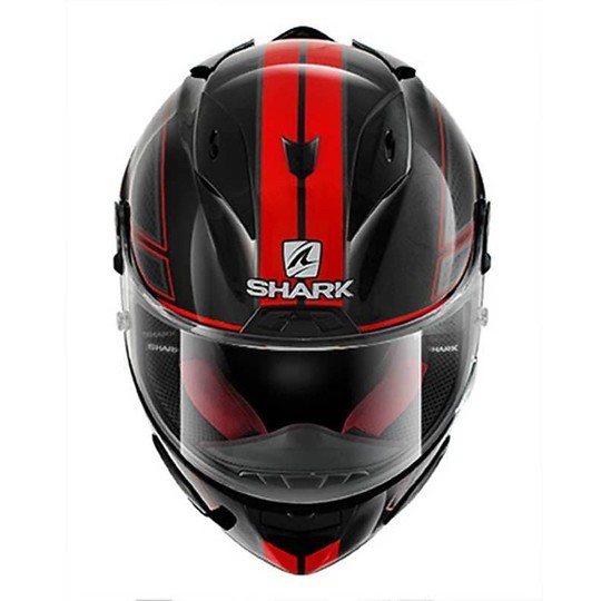 Integral Motorrad Helm Shark Race-R PRO Chaz Schwarz Rot Anthrazit