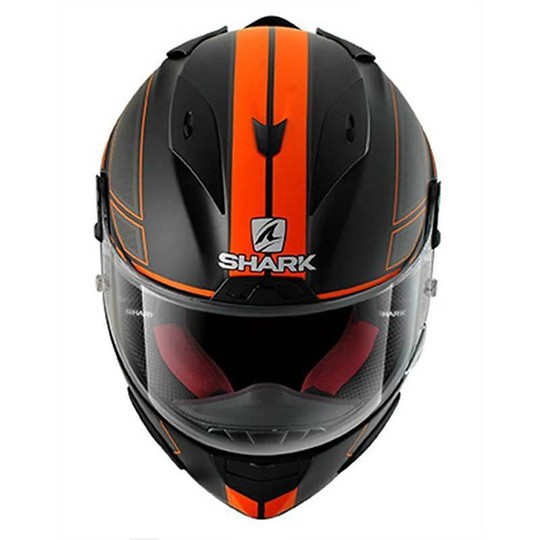 Integral Motorrad Helm Shark Race-R Pro Matte Schwarz Orange