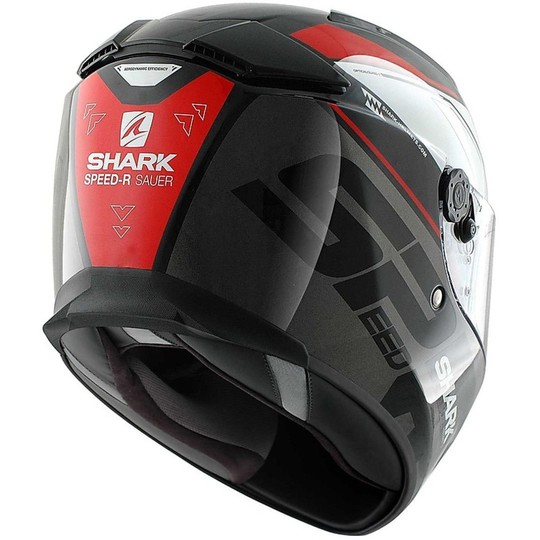 Integral Motorrad Helm Shark SPEED-R 2 SAUER Schwarz Rot Anthrazit
