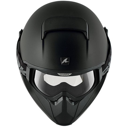 Integral Motorrad Helm Shark Vancore Mit Schutzbrillen Matte Black