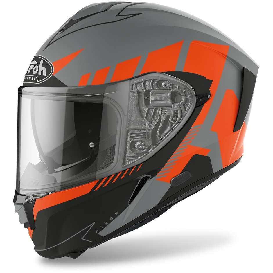 Integral Motorradhelm Airoh SPARK Rise Matt Orange
