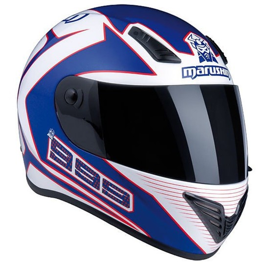 Integral Motorradhelm Marushin 999RS Fundo Blu Ultralight