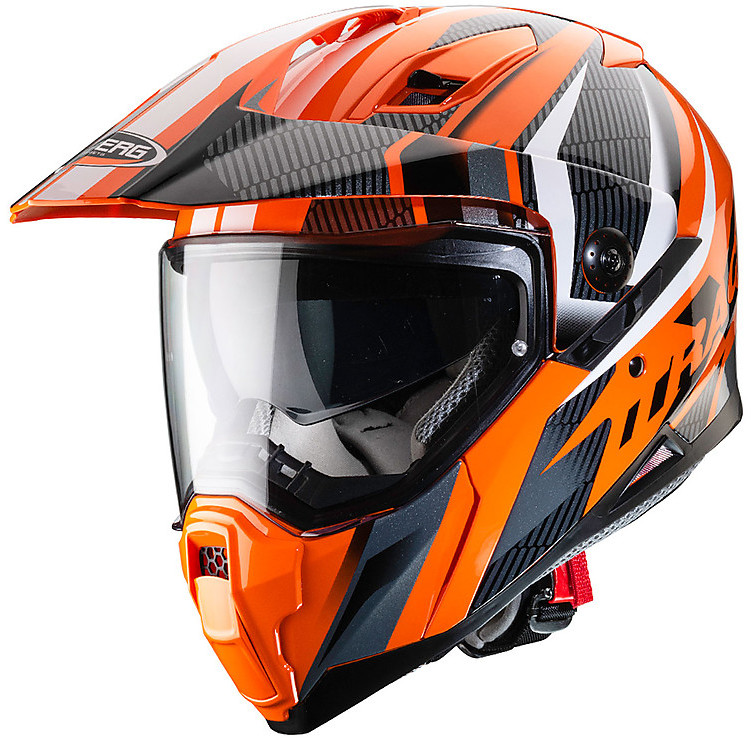 Caberg Xtrace Lux Matt Schwarz Gelb Cross MX Enduro Motorradhelm Motocross Helm