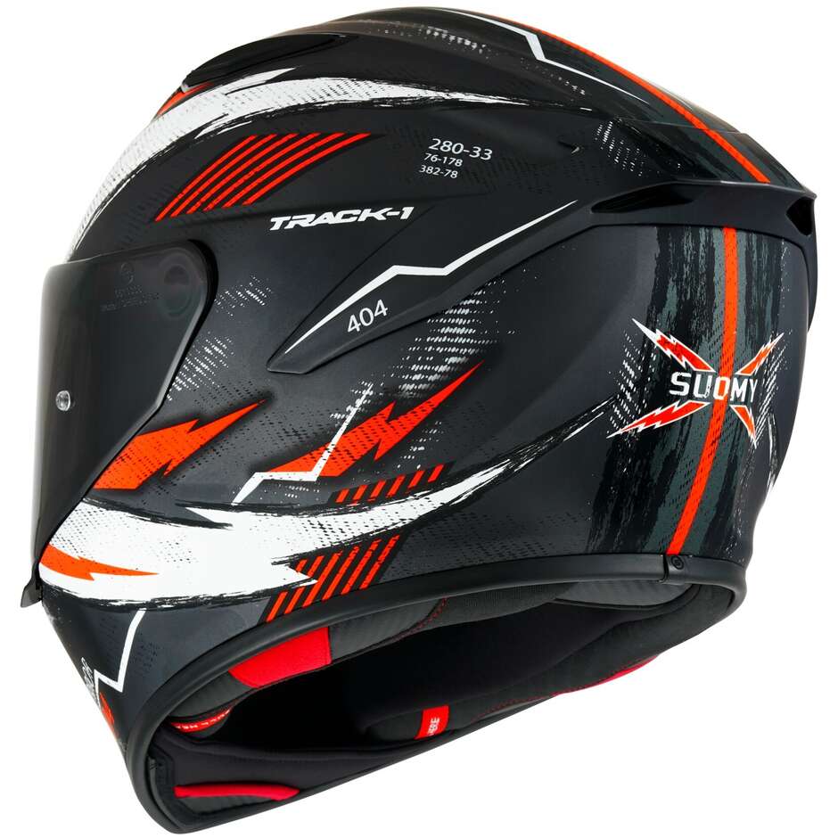 Integral Racing Moto Helm Suomy TRACK-1 404 Matt Anthrazit