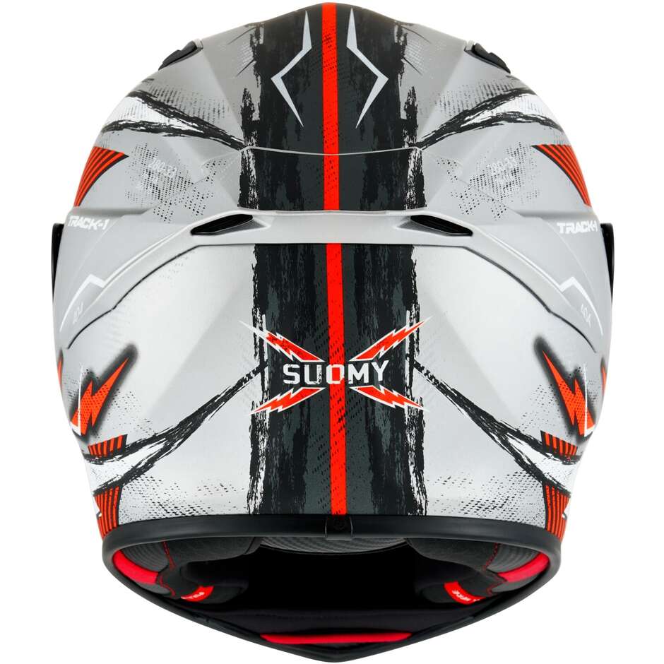 Integral Racing Moto Helm Suomy TRACK-1 404 Matt Silber