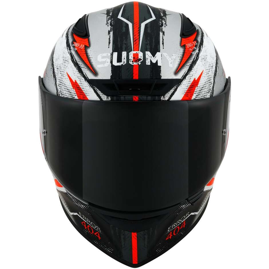 Integral Racing Moto Helm Suomy TRACK-1 404 Matt Silber