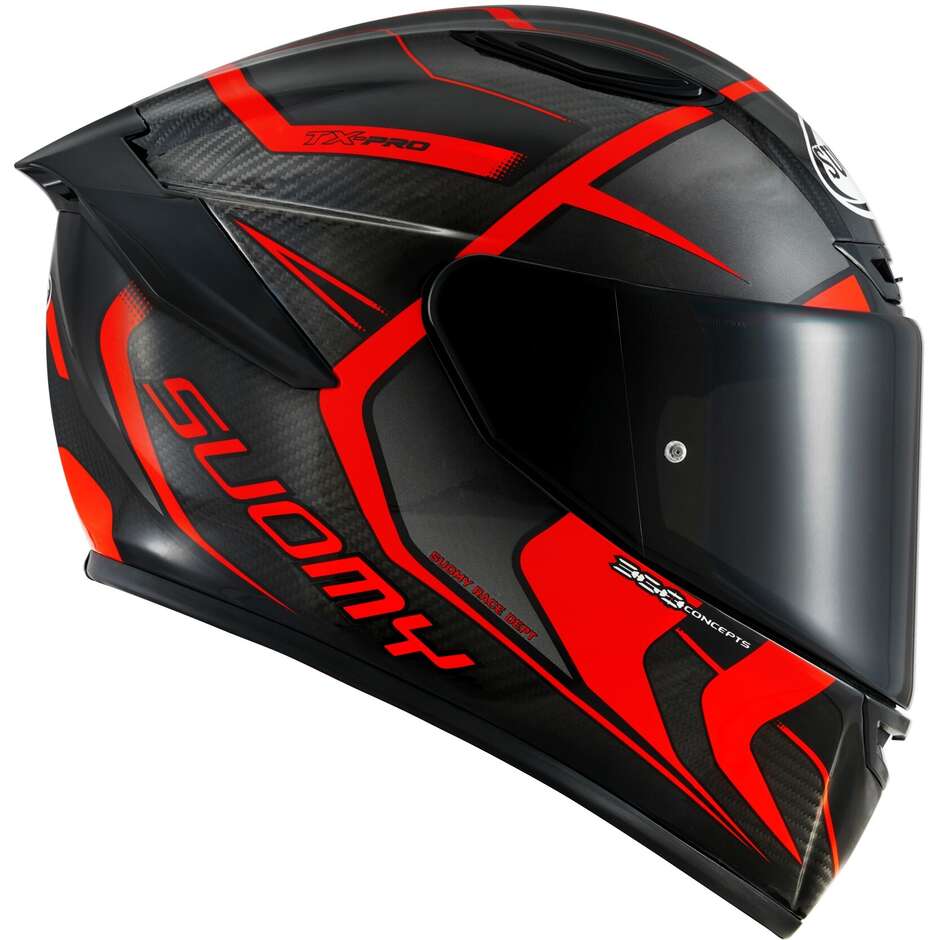 Integral Racing Moto Helm Suomy TX-PRO ADVANCE Red Fluo