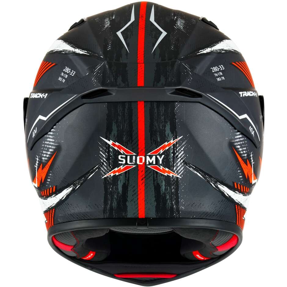 Integral Racing Moto Helmet Suomy TRACK-1 404 Matt Anthracite