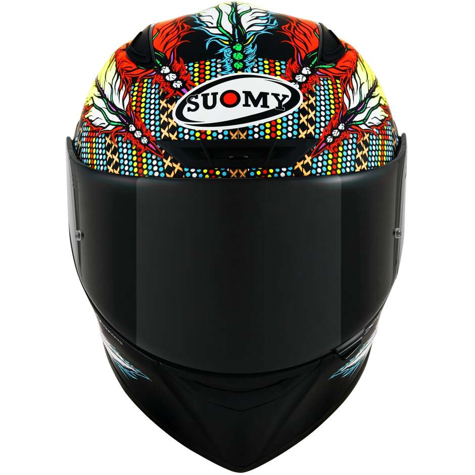 Integral Racing Moto Helmet Suomy TRACK-1 CHIEFTAIN Matt Black