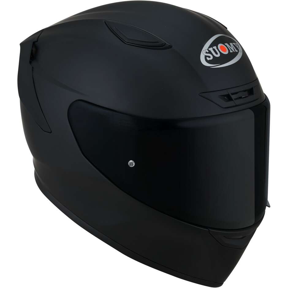 Integral Racing Moto Helmet Suomy TRACK-1 PLAIN Matt Black