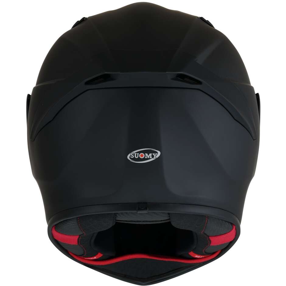Integral Racing Moto Helmet Suomy TRACK-1 PLAIN Matt Black