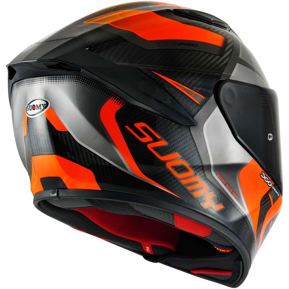 Integral Racing Moto Helmet Suomy TX-PRO ADVANCE Orange Fluo