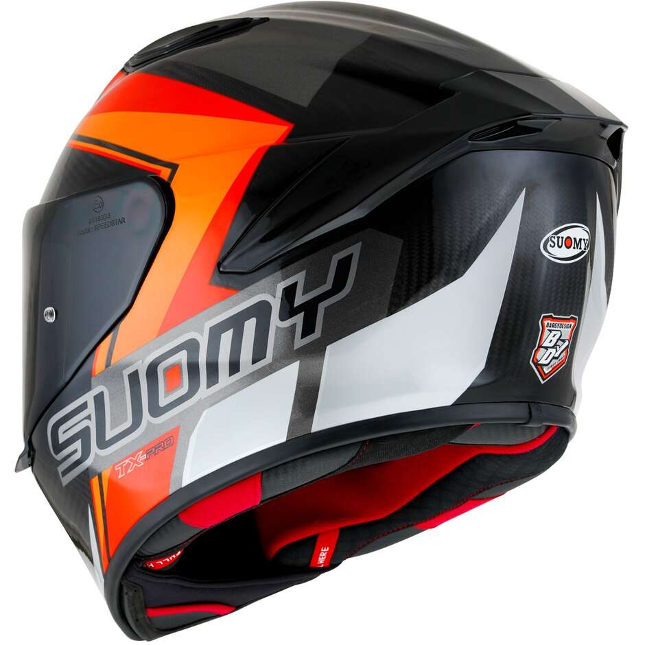 Integral Racing Moto Helmet Suomy TX-PRO GLAM Orange