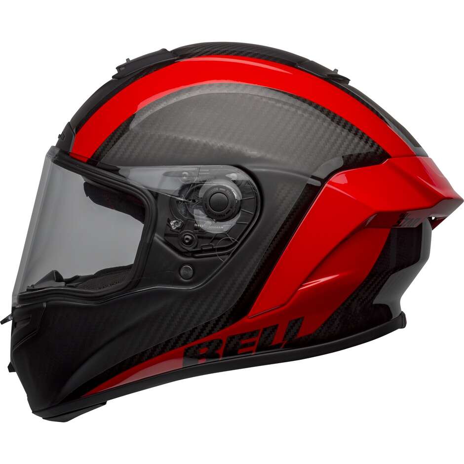 Integral Racing Motorcycle Helmet Bell RACE STAR DLX TANTRUM 2 Black Red Matt Glossy