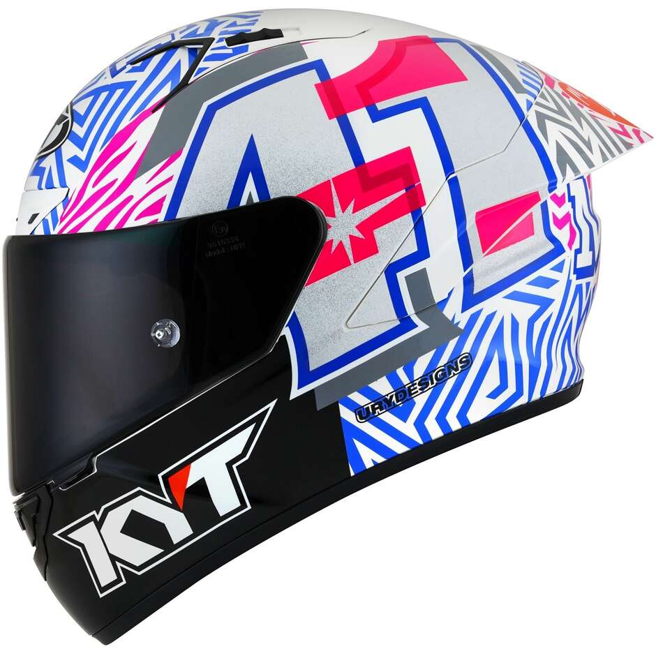 Integral Racing Motorradhelm Kyt NZ-RACE ESPARGARÓ REPLICA 2022