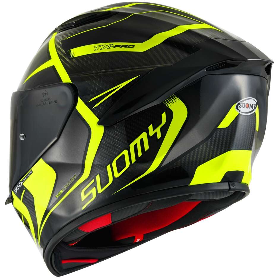 Integral Racing Suomy TX-PRO ADVANCE Yellow Fluo Motorcycle Helmet